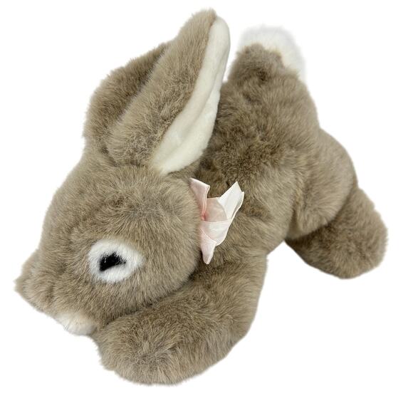 Ganzbros Heritage Collection Bunny Rabbit Plush Tan Realistic 10 Inch Ganz - Picture 1 of 9